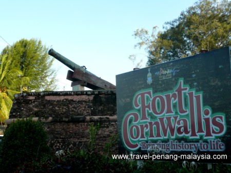 Du lịch Malaysia - Pháo đài Cornwallis ở Penang